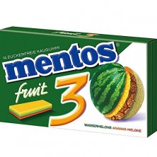 Mentos Fruity Fresh 3 Watermelon Chewing Gum